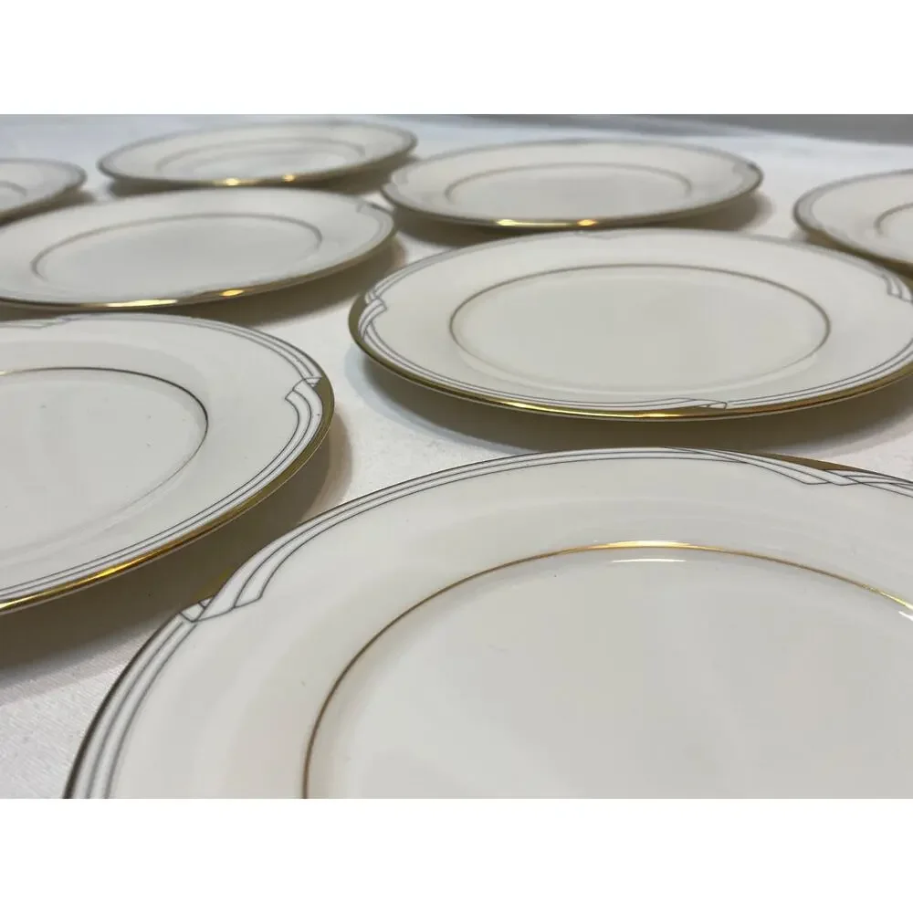 Noritake Golden Cover Dessert/Salad Plates 6.5